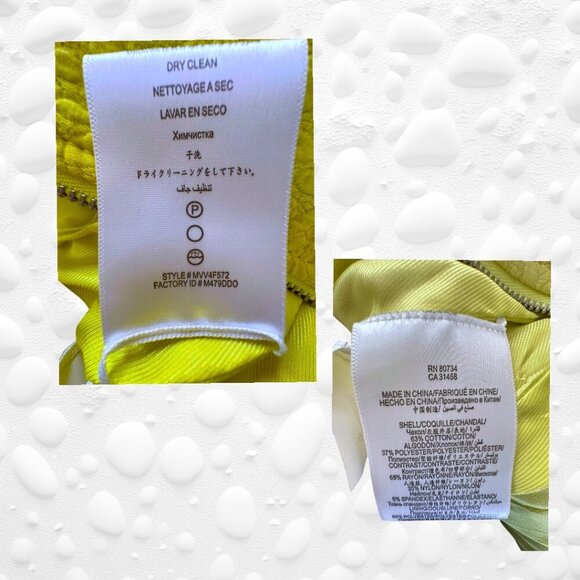 Stunning Lime Green BCBGMAXAZRIA Jacket – Size XXS - Like New! - Picture 7 of 7